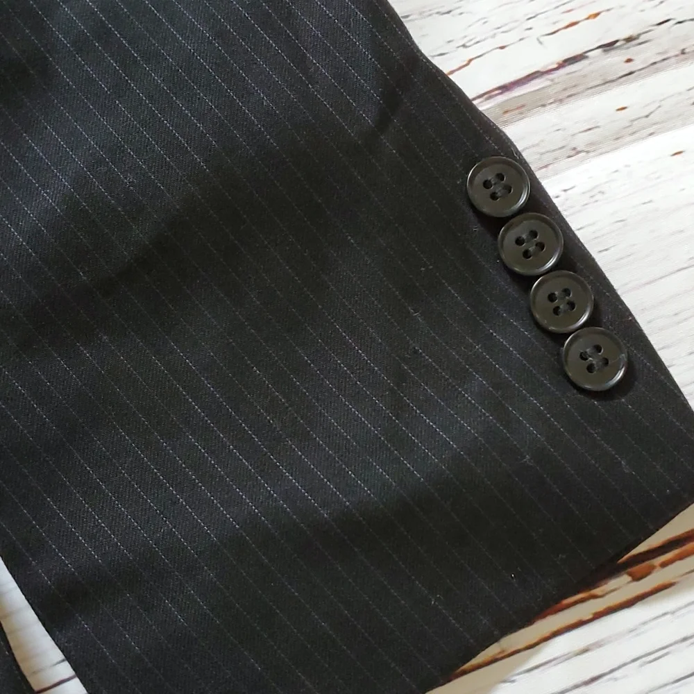PIERRE CARDIN MENS PINSTRIPE SUIT JACKET